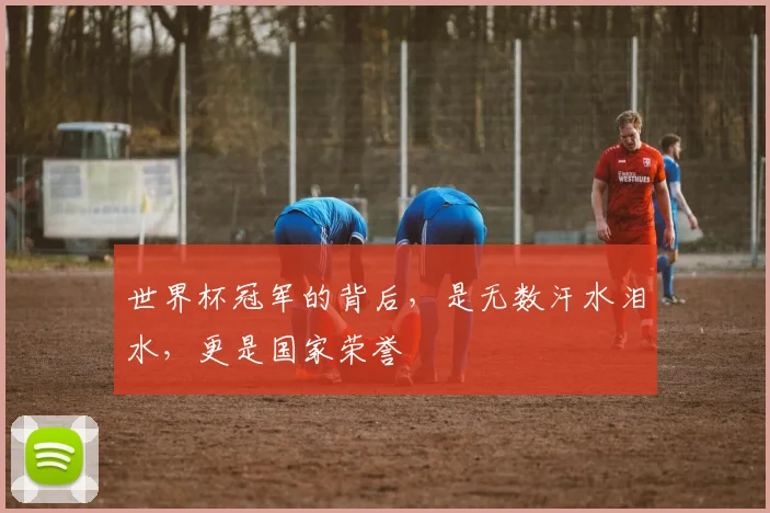 世界杯冠军的背后，是无数汗水泪水，更是国家荣誉